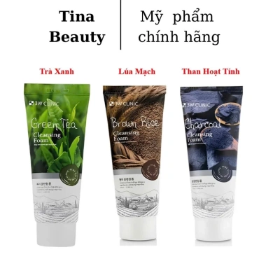 Sữa Rửa Mặt Kiềm Dầu Giảm Mụn 3W Clinic Trà Xanh 100ml - Giá chỉ 30.379 VND 2
