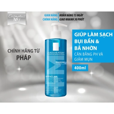 Sữa rửa mặt La Roche-Posay dạng gel làm sạch da dầu mụn, kiểm soát nhờn, ngăn ngừa mụn, giá 399.000 VND
