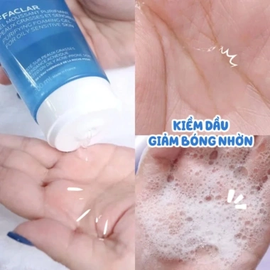 Sữa rửa mặt La Roche-Posay Effaclar Foaming Gel - Làm sạch dịu nhẹ, phù hợp da dầu mụn nhạy cảm, 145.000₫