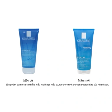 Sữa rửa mặt La Roche Posay Effaclar Gel Mini 50ml mẫu mới - Giảm mụn, kiềm dầu, giá 52.000 VND