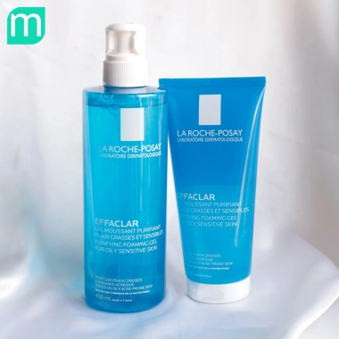 Sữa Rửa Mặt La Roche-Posay Effaclar: Kiểm Soát Dầu Nhờn, Ngừa Mụn, Giá 132k