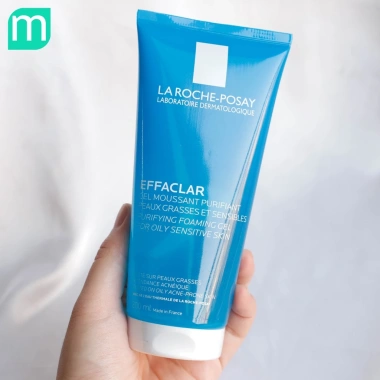 Sữa Rửa Mặt La Roche-Posay Effaclar: Kiểm Soát Dầu Nhờn, Ngừa Mụn, Giá 132k