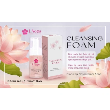 Sữa rửa mặt Lacos dạng bọt - Ngăn ngừa mụn, làm sạch sâu, giảm giá 260k 2
