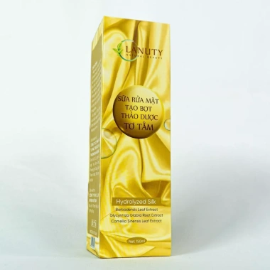 Sữa rửa mặt Lanuty tạo bọt thảo dược tơ tằm 150ml dưỡng ẩm, thông thoáng lỗ chân lông 44.100 4 Sữa rửa mặt Lanuty tạo bọt thảo dược tơ tằm 150ml dưỡng ẩm, thông thoáng lỗ chân lông 44.100 4