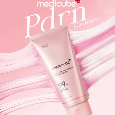 Sữa Rửa Mặt Medicube PDRN Pink Niacinamide 120g Làm sáng da, bọt mịn cho da nhạy cảm, chỉ 320.000 VND