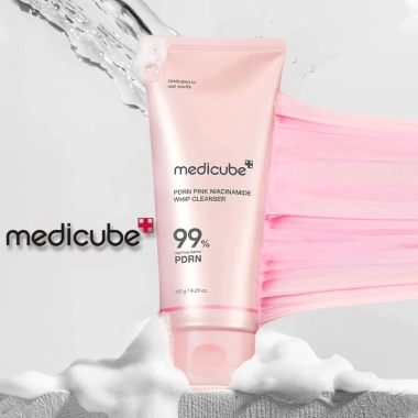 Sữa Rửa Mặt Medicube PDRN Pink Niacinamide 120g Làm sáng da, bọt mịn cho da nhạy cảm, chỉ 320.000 VND 2 Sữa Rửa Mặt Medicube PDRN Pink Niacinamide 120g Làm sáng da, bọt mịn cho da nhạy cảm, chỉ 320.000 VND 2