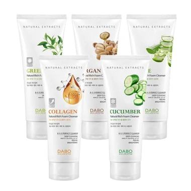 Sữa rửa mặt nam DABO 3IN1 Green Tea - Ngừa mụn, dầu nhờn, tinh chất trà xanh 180ml
