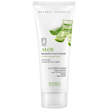 Sữa rửa mặt nam DABO 3IN1 Green Tea - Ngừa mụn, dầu nhờn, tinh chất trà xanh 180ml