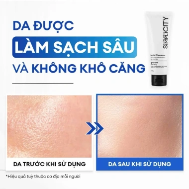 Sữa rửa mặt nam Men Stay Simplicity 100g - Sạch dầu nhờn, ngừa mụn, giá 149k 5