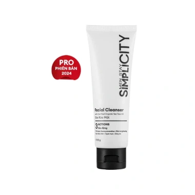 Sữa rửa mặt nam Men Stay Simplicity 100g - Sạch dầu nhờn, ngừa mụn, giá 149k 8