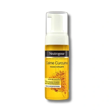 Sữa Rửa Mặt Neutrogena Curcuma 150ml - Xịt tạo bọt, chiết xuất nghệ, làm sạch sâu, giảm mụn, giá chỉ 205.000₫