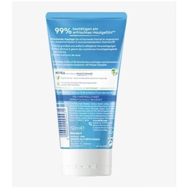 Sữa rửa mặt Nivea 150ml mẫu mới hàng Đức, dịu nhẹ, giảm giá 249k