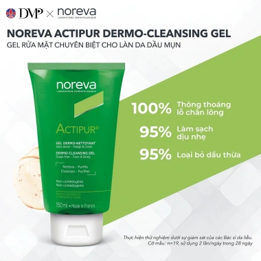 Sữa Rửa Mặt Noreva Actipur Dermo Cleansing Gel - Da Dầu Mụn, Kiểm bã nhờn, Giá 565.250₫