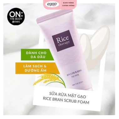 Sữa rửa mặt On The Body Cứu Tinh da dầu mụn - Dịu nhẹ chuẩn Hàn Quốc, chính hãng 2.027, chỉ 119k
