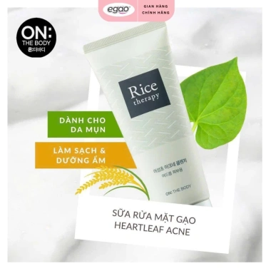 Sữa rửa mặt On The Body Cứu Tinh da dầu mụn - Dịu nhẹ chuẩn Hàn Quốc, chính hãng 2.027, chỉ 119k