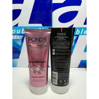 Sữa rửa mặt Ponds sáng da sạch sâu 100g - Phù hợp da khô & da dầu, giá 81.000₫