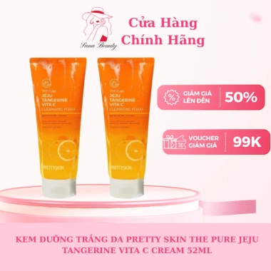 Sữa Rửa Mặt Quýt Jeju Tangerine Vita C Foam 150ml - Sáng Da, Giá 265k