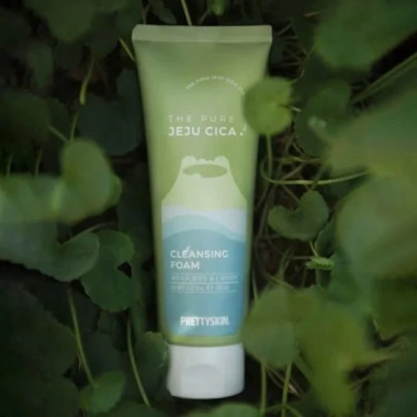 Sữa rửa mặt Rau Má tạo bọt nhẹ PrettySkin Jeju Cica 150ml – Giá 240.000đ giảm từ 290.400đ 5