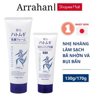 Sữa Rửa Mặt Reihaku Hatomugi Nhật Bản - Dưỡng ẩm và Làm Sạch Sâu, Giá ưu đãi 60.800 VND