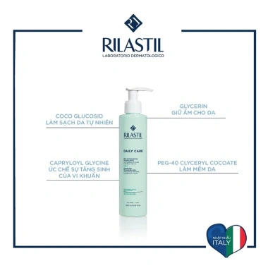 Sữa Rửa Mặt Rilastil Cleansing Gel Dành Cho Da Dầu Mụn Nhạy Cảm Giá 380.000 4 Sữa Rửa Mặt Rilastil Cleansing Gel Dành Cho Da Dầu Mụn Nhạy Cảm Giá 380.000 4