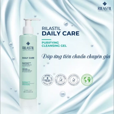 Sữa Rửa Mặt Rilastil Cleansing Gel Dành Cho Da Dầu Mụn Nhạy Cảm Giá 380.000