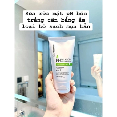 Sữa rửa mặt Sena Demar PH Balanced Deep Cleansing Foam 150ml - 2-5 hộp, cân bằng pH, giảm giá 240.000₫ 4