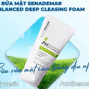 Sữa rửa mặt Sena Demar PH Balanced Deep Cleansing Foam 150ml - 2-5 hộp, cân bằng pH, giảm giá 240.000₫ 6