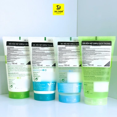 Sữa Rửa Mặt Simple Refreshing 150ml - Dưỡng nhẹ da dầu mụn, da nhạy cảm, giảm mụn, giá chỉ 118.000 VND 8