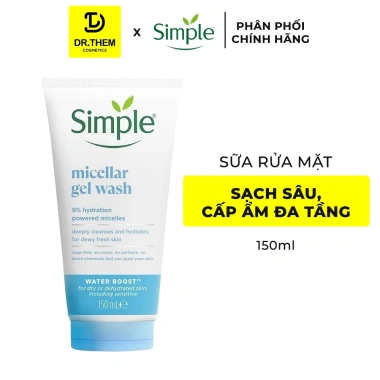 Sữa Rửa Mặt Simple Refreshing 150ml - Dưỡng nhẹ da dầu mụn, da nhạy cảm, giảm mụn, giá chỉ 118.000 VND 10