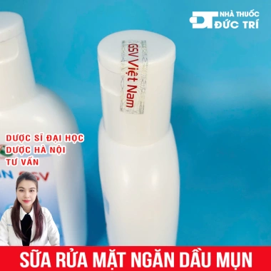 Sữa Rửa Mặt Skin GSV 200ml - Dành cho Da Dầu Mụn, Nhạy cảm, Giá ưu đãi 140.400₫