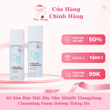 Sữa Rửa Mặt Skinfit Ylangylang Cleansing Foam Dưỡng Trắng Da Giá Ưu Đãi 320.000₫