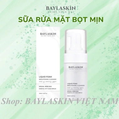 Sữa rửa mặt tạo bọt Barbie Skin Baylaskin Hàn Quốc - Sạch sâu nhẹ dịu, chỉ 229.000đ