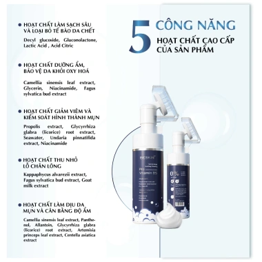 Sữa rửa mặt tạo bọt Beskin 145ml - Dịu nhẹ, làm sạch sâu, giảm 18% chỉ 158.400₫