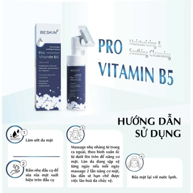 Sữa rửa mặt tạo bọt Beskin 145ml - Dịu nhẹ, làm sạch sâu, giảm 18% chỉ 158.400₫ 6 Sữa rửa mặt tạo bọt Beskin 145ml - Dịu nhẹ, làm sạch sâu, giảm 18% chỉ 158.400₫ 6