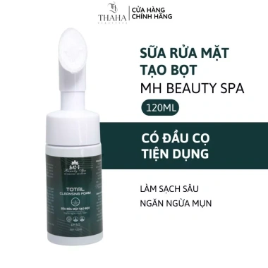 Sữa Rửa Mặt Tạo Bọt Đầu Cọ MH Beauty Spa - Làm sạch sâu, cấp ẩm, dịu da, ngừa kích ứng 150k