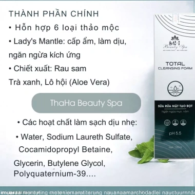 Sữa Rửa Mặt Tạo Bọt Đầu Cọ MH Beauty Spa - Làm sạch sâu, cấp ẩm, dịu da, ngừa kích ứng 150k