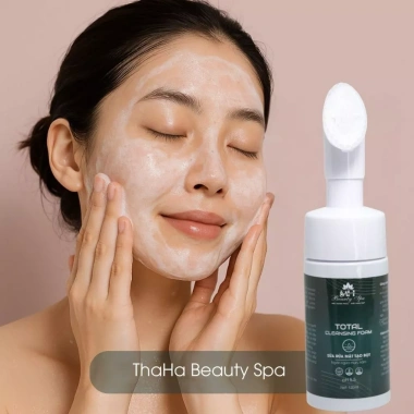 Sữa Rửa Mặt Tạo Bọt Đầu Cọ MH Beauty Spa - Làm sạch sâu, cấp ẩm, dịu da, ngừa kích ứng 150k