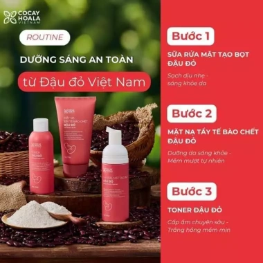 Sữa Rửa Mặt Tạo Bọt Đậu Đỏ 150g - Làm Sạch Dịu Nhẹ, Mềm Mại, Da Sáng Mịn, Giá 209.000₫ 4