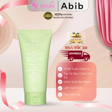 Sữa rửa mặt tạo bọt Diếp Cá Abib 150ml - Dịu nhẹ, không kích ứng, chỉ 350.000