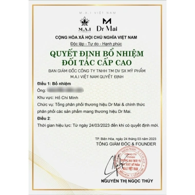 Sữa Rửa Mặt Tạo Bọt Dr Mai 100ml - Sạch Sâu Dịu Nhẹ, Giá Ưu Đãi 95.000đ