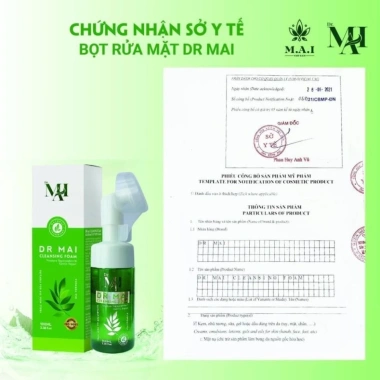 Sữa rửa mặt tạo bọt Dr Mai - Sạch sâu, dịu nhẹ cho da dầu, nhạy cảm, mụn - 150.000₫