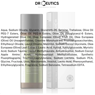 Sữa rửa mặt tạo bọt Drceutics Gentle Olive - Làm sạch sâu, dưỡng ẩm, không khô da, phù hợp da nhạy cảm, giảm giá 265.000
