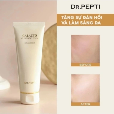Sữa Rửa Mặt Tạo Bọt Dr.Pepti Galacto Cleansing Foam 110ml – Da Sáng Mịn, Làm Sạch Sâu, Giá 199k
