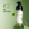 Sữa Rửa Mặt Tạo Bọt Mềm Mịn Rau Má 150ml - Làm Sạch, Da Mụn, Dầu, Nhạy Cảm - 36k 6