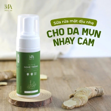 Sữa Rửa Mặt Tạo Bọt Mộc An 150g – Nghệ Trắng & Tảo Biển, Sáng Da, Giảm Mụn 2 Sữa Rửa Mặt Tạo Bọt Mộc An 150g – Nghệ Trắng & Tảo Biển, Sáng Da, Giảm Mụn 2
