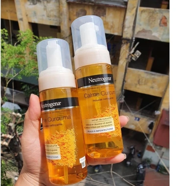 Sữa Rửa Mặt Tạo Bọt Neutrogena Calme Curcuma 150ml - Tinh Chất Nghệ, Dưỡng ẩm, Giảm Mụn, Giá Ưu Đãi 215k 5