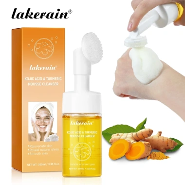 Sữa rửa mặt tạo bọt nghệ Lakerain 100ml làm sạch sâu, tẩy tế bào chết nhẹ, kiểm soát mụn