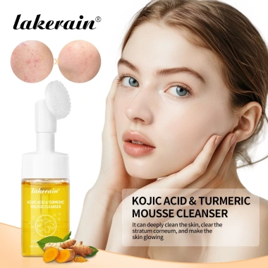 Sữa rửa mặt tạo bọt nghệ Lakerain 100ml làm sạch sâu, tẩy tế bào chết nhẹ, kiểm soát mụn