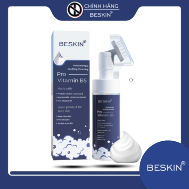 Sữa rửa mặt tạo bọt Pro Vitamin B5 145ml Beskin - Dưỡng ẩm, làm sạch sâu, giá chỉ 157.680đ