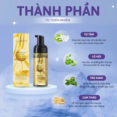 Sữa rửa mặt tạo bọt tơ tằm Lanuty 150ml - Dưỡng ẩm, sáng da, se khít lỗ chân lông 2 Sữa rửa mặt tạo bọt tơ tằm Lanuty 150ml - Dưỡng ẩm, sáng da, se khít lỗ chân lông 2